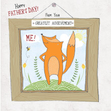 Greatest Achievement Father's Day Forest Friends Greeting Card Cute Bear Greetings Cards