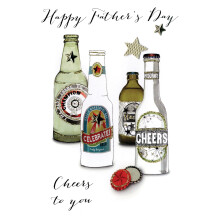Happy Father's Day Card Cheers To You Joie De Vivre Embellished Greeting Cards