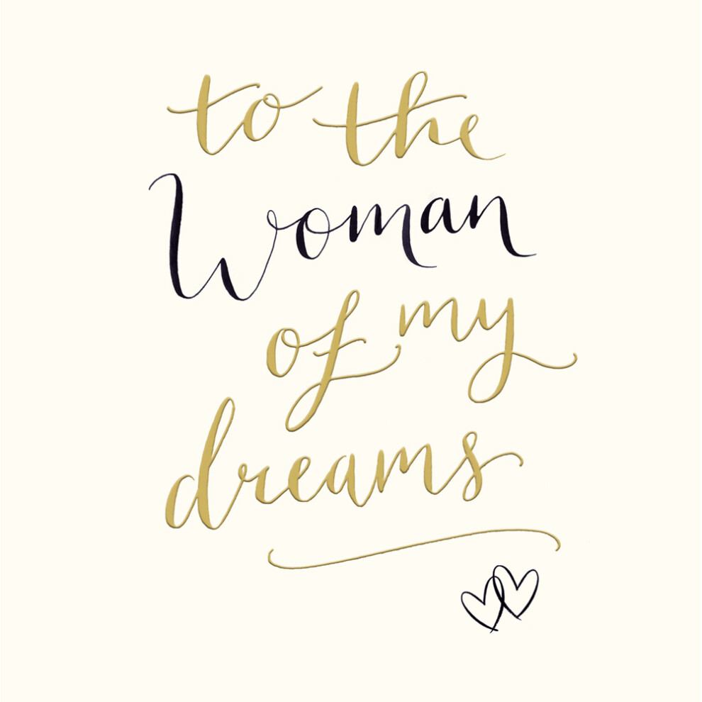 To The Woman Of My Dreams Valentine's Day Greeting Card Valentines Cards