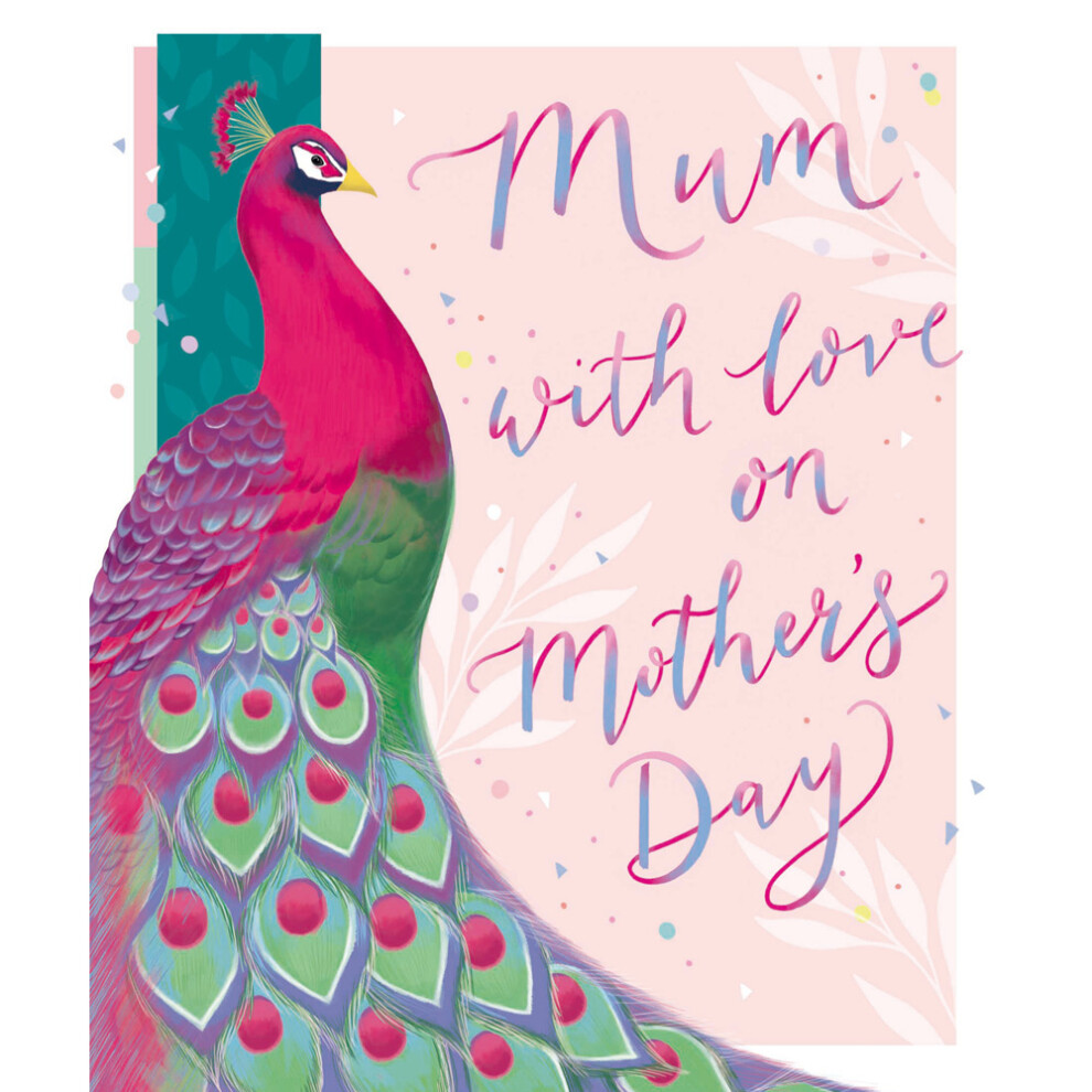 Mum With Love On Mother's Day Greeting Card Beautiful Mothers Day Cards