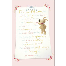 Boofle Thanks Mum For Mother's Day Greeting Card Cute Mothers Day Cards
