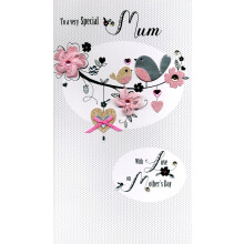 Very Special Mum Luxury Lavish Mother's Day Card Keepsake Greeting Cards