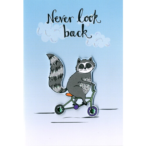 Never Look Back Any Occasion Greeting Card Hello You Range Blank Inside 1