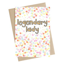 Legendary Lady Greeting Card Art Of Brilliance Range Cards