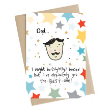 I've Definitely Got The Best One Dad Greeting Card Art Of Brilliance Range Cards