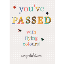 You Passed With Flying Colours! Greeting Card Inspired Range Cards