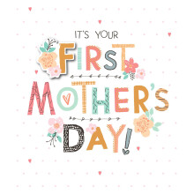 It's Your First Mother's Day New Mum Mother's Day Card Mothers Day Greeting Cards