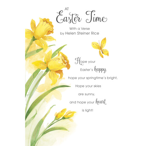 Easter Verse Helen Steiner Rice Easter Greeting Card Easter Greetings Cards