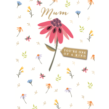 Mum You're One Of A Kind Embellished Mother's Day Card Autograph Greeting Cards