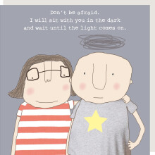 Rosie Made A Thing I Will Sit With You Any Occasion Greeting Card Humour Cards
