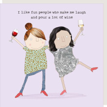 Rosie Made A Thing I Like Fun People Any Occasion Greeting Card Humour Cards