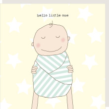Rosie Made A Thing Hello Little One New Baby Greeting Card Humour Cards