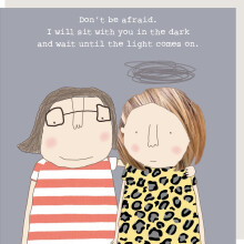 Rosie Made A Thing I Will Sit With You Any Occasion Greeting Card Humour Cards