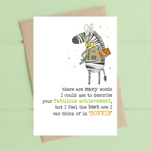 Fabulous Achievement You Are A Boffin Greeting Card Dandelion Stationery Cards