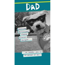 Dad Amazing & Brilliant Must Be Proud Father's Day Card Paw Play Greeting Cards