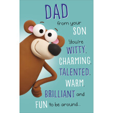 Dad From Your Son We're So Alike Funny Father's Day Card Greeting Cards