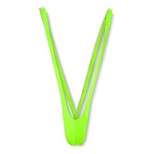 Men Sexy V-shaped Mankini Panties Thong Suspender One-piece Bodysuit Swimwear Underwear Outfit Briefs, One Size