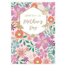 With Love On Mother's Day Petals To Please! Mother's Day Greeting Card