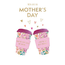 Mother My Best Friend Blooming Besties Forever! Mother's Day Greeting Card