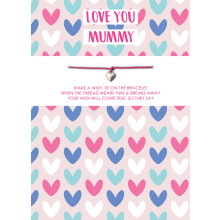 Bracelet Love You Mummy Feeling The Love Mother's Day Card & Gift Greeting Card