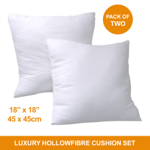 18" Cushion Pads Extra Deep Filled Hollow-Fibre Inner Filler Inserts Pillows