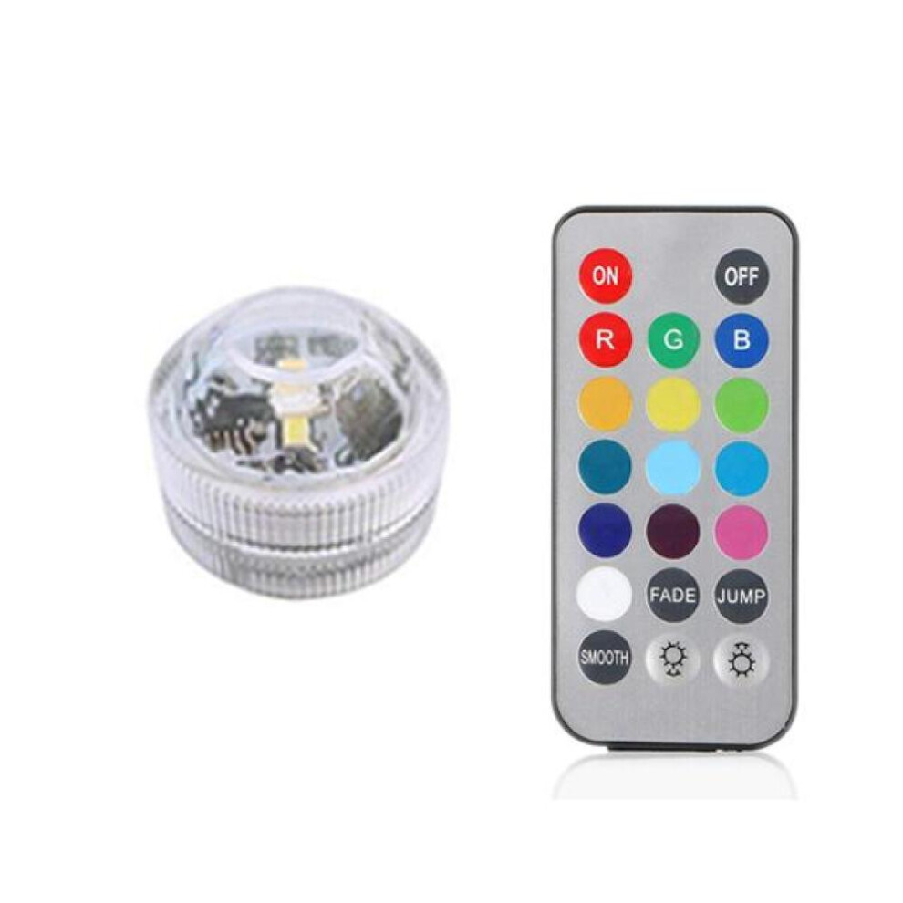 Waterproof Submersible LED Underwater Light Battery Operated RGB Night Light For Fish Tank Swimming Pool Party Lamp