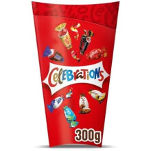 (Pack Of 1) Celebrations Milk Chocolate Box Bars 300g