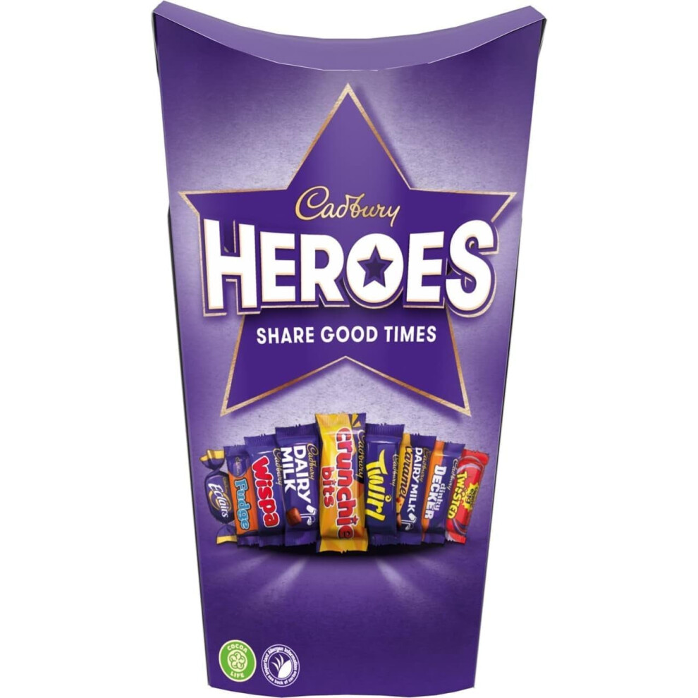 (Pack Of 1) Cadbury Hereos Chocolate Box 290g