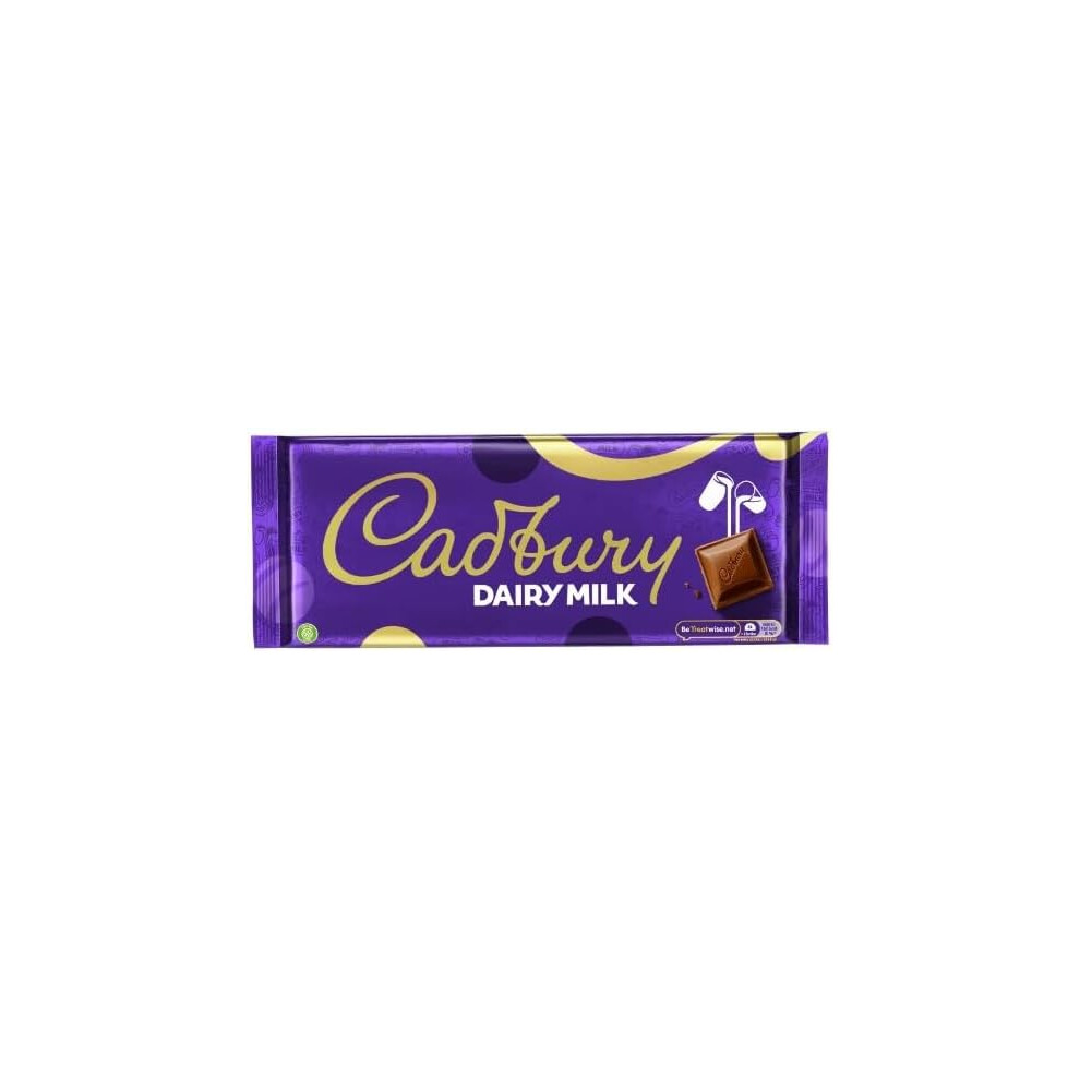 (Pack Of 2) Cadbury Dairy Milk Chocolate Bar Large 360G