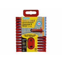 Plasplugs SGP550 General Purpose Multifix Fixings (Pack of 50)