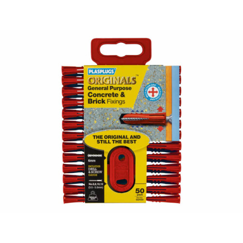 Plasplugs SGP550 General Purpose Multifix Fixings (Pack of 50)