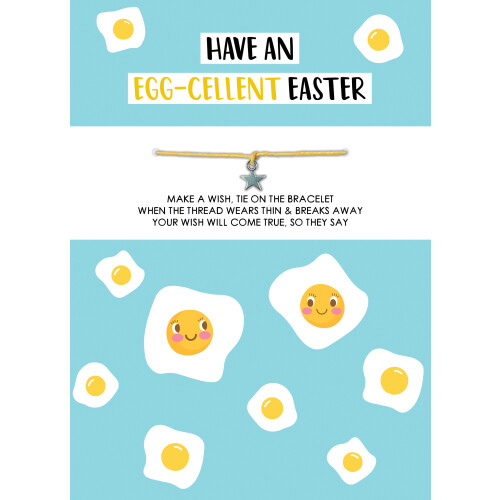 Egg-Cellent Easter Bracelet Egg-Ceptionally Cute Card & Gift Greeting Card