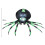 Casart 6FT Halloween Inflatable Spider w/ LED Lights & Powerful Blower 2