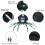 Casart 6FT Halloween Inflatable Spider w/ LED Lights & Powerful Blower 5