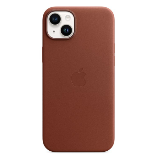 Apple Apple Leather Case with MagSafe for iPhone 14 - Umber - MPP73ZM/A