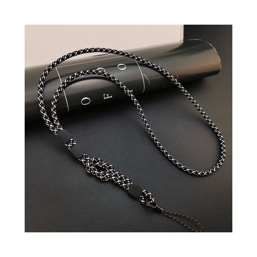 (Black) Phone Wrist Hand Strap Cord To Hang The Mobile Rope Smartphone Black 9404715333698
