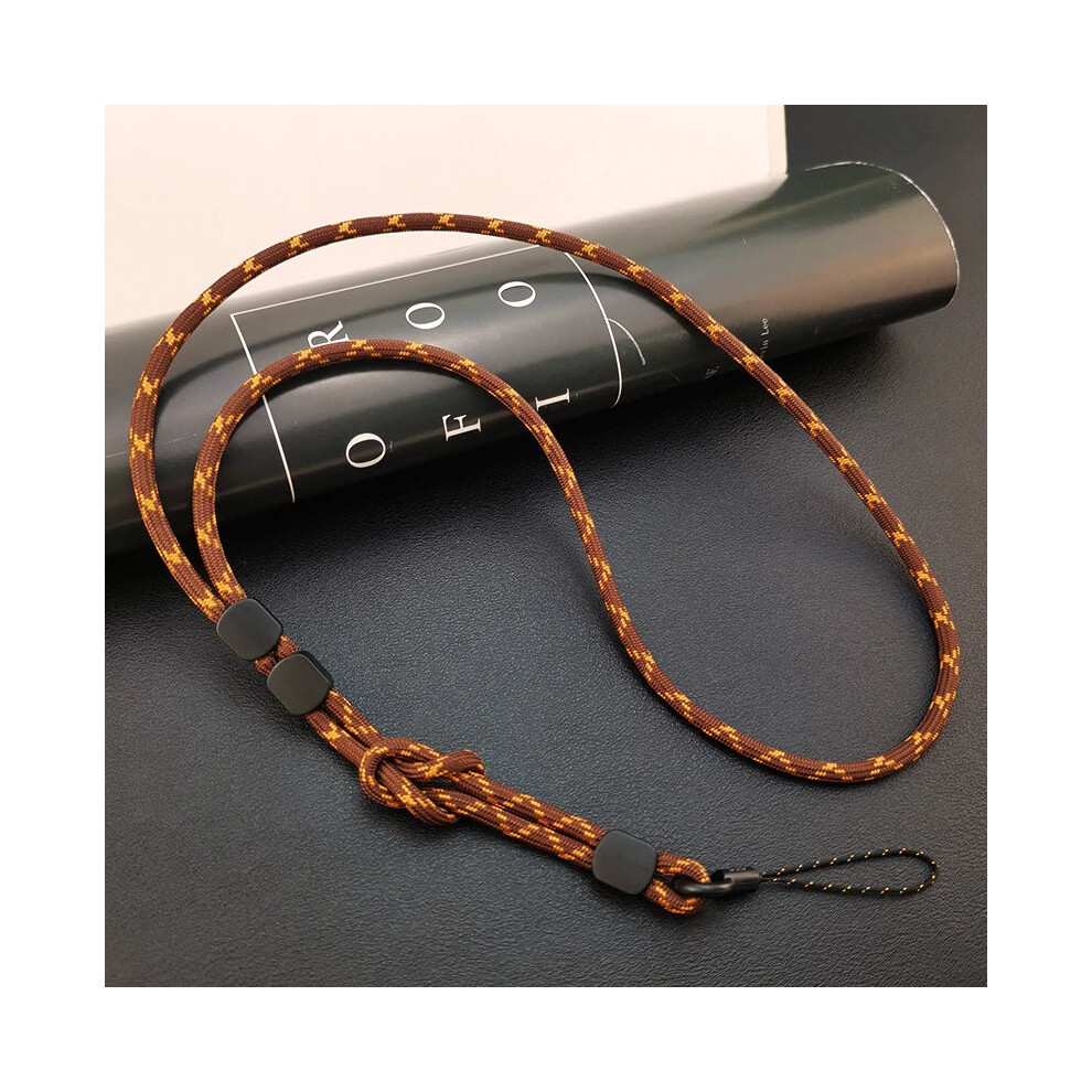 (Brown) Phone Wrist Hand Strap Cord To Hang The Mobile Rope Smartphone Brown 8227402440834