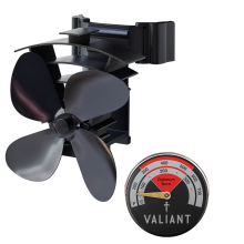 Valiant Remora Flue Pipe Stove Fan and Magnetic Thermometer