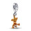Winnie Pooh Tigger Dangle sterling silver charm for pandora bracelet 1