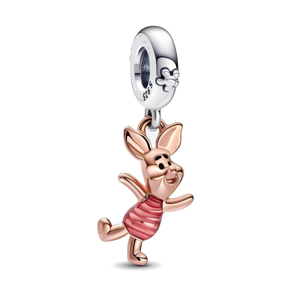 Winnie Pooh Piglet Dangle sterling silver charm for pandora bracelet