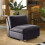 Mikey 3 Seater U-Shape Sofa - Dark Grey 4 6