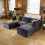 Mikey Footstool - Dark Grey 5