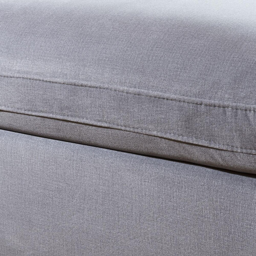 Mikey Footstool - Mid Grey 1