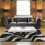 Mikey 3 Seater Modular Sofa - Dark Grey 1 2