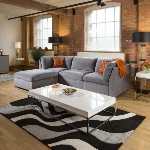Mikey 3 Seater Modular Sofa - Mid Grey 2L 2