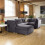 Mikey 4 Seater U-Shape Sofa - Dark Grey 5L 4