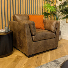 Mikey Armchair Brown 98x90cm