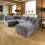 Mikey 4 Seater Corner Sofa - Mid Grey 3R 2