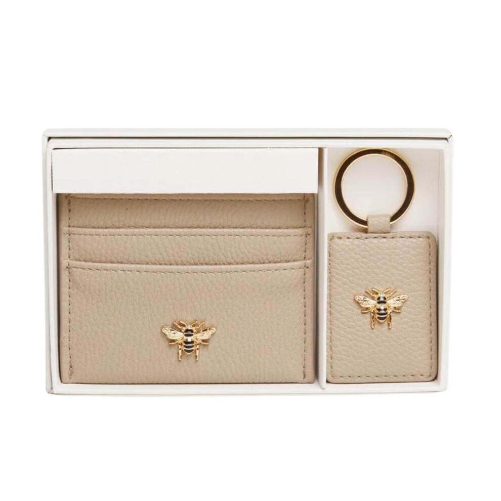 (Stone) Alice Wheeler Bee Giftset - 2 piece set Card Holder & Keyring