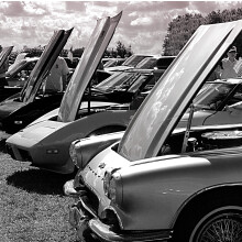 Car Bonnets Blank Any Occasion Greeting Card Second Nature Gallery Cards